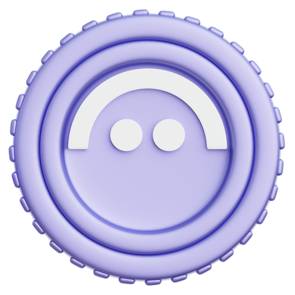 Aave Coin Crypto 3d Illustration png