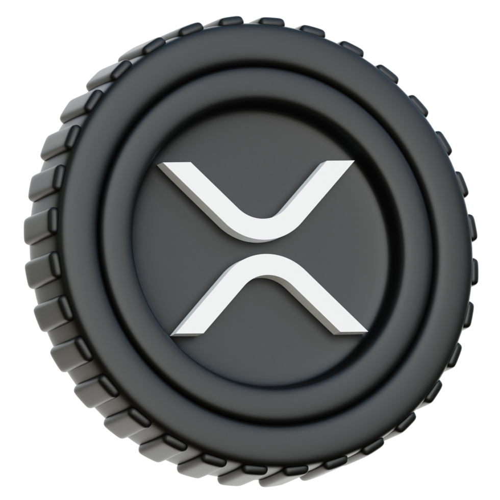XRP Coin 3d Illustration png