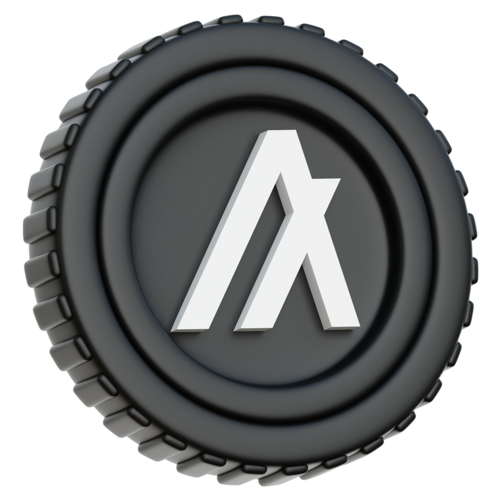 Algorand ALGO Coin 3d Illustration png
