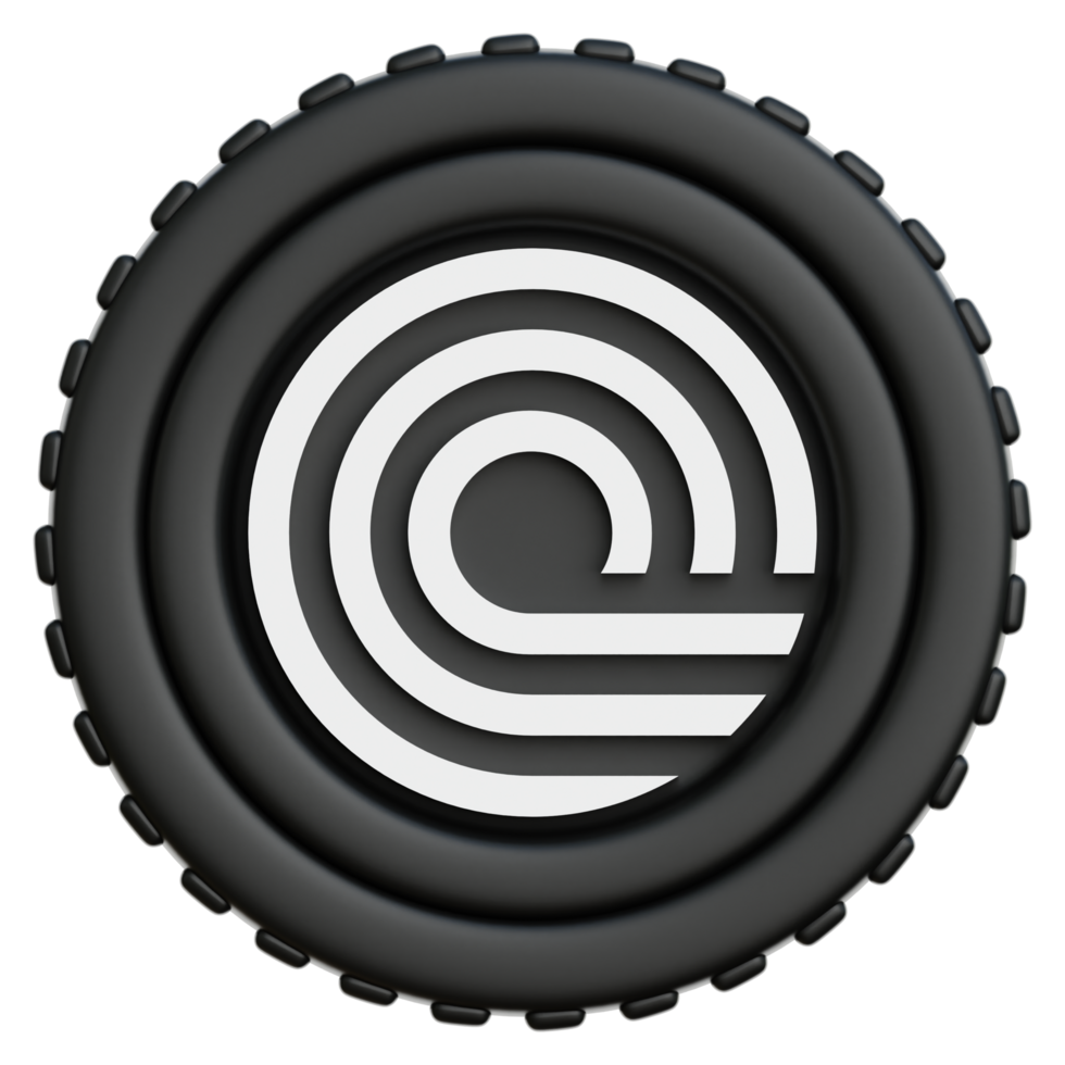 Ondo Coin Crypto 3d Illustration png