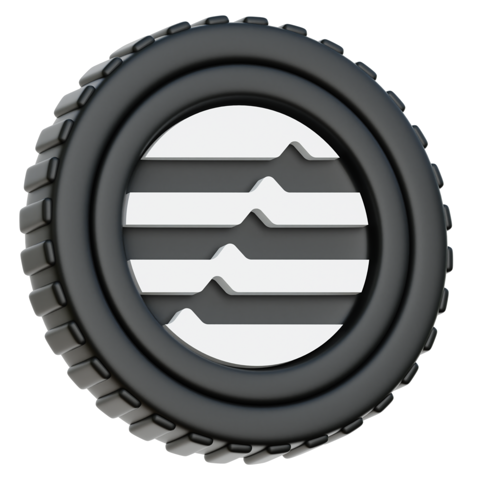 Aptos APT Coin 3d Illustration png