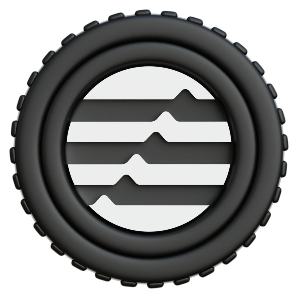 Aptos Coin Crypto 3d Illustration png