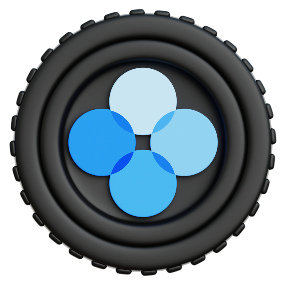 OKB Coin Crypto 3d Illustration png