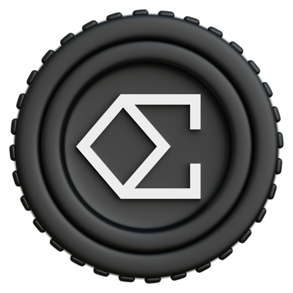 Ethena Coin Crypto 3d Illustration png