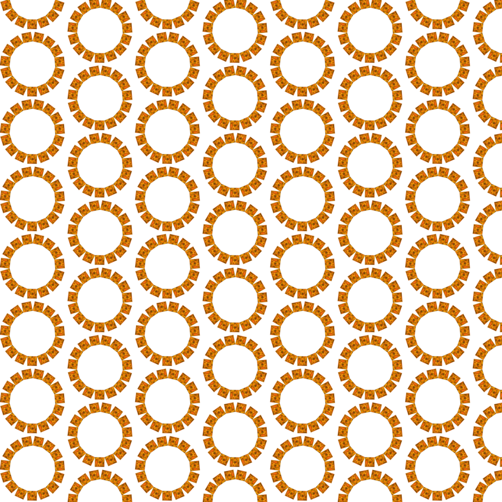 Golden Circular Geometric Pattern Elegant seamless pattern png