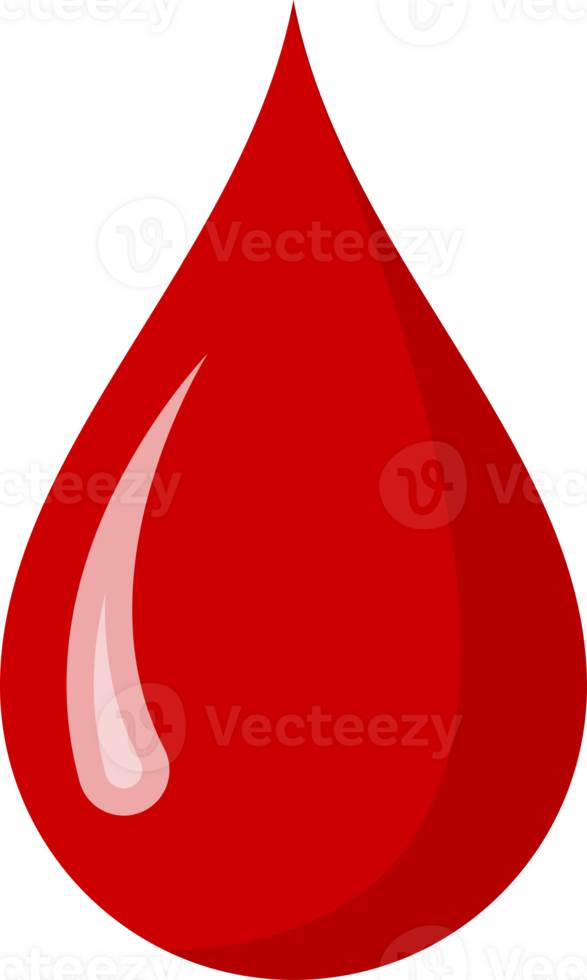 Red blood drop icon for graphic design, logo, web site, social media, mobile app, ui illustration. png