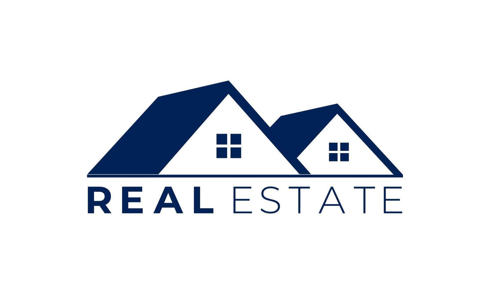 Real Estate Unique Design Logo Template vector
