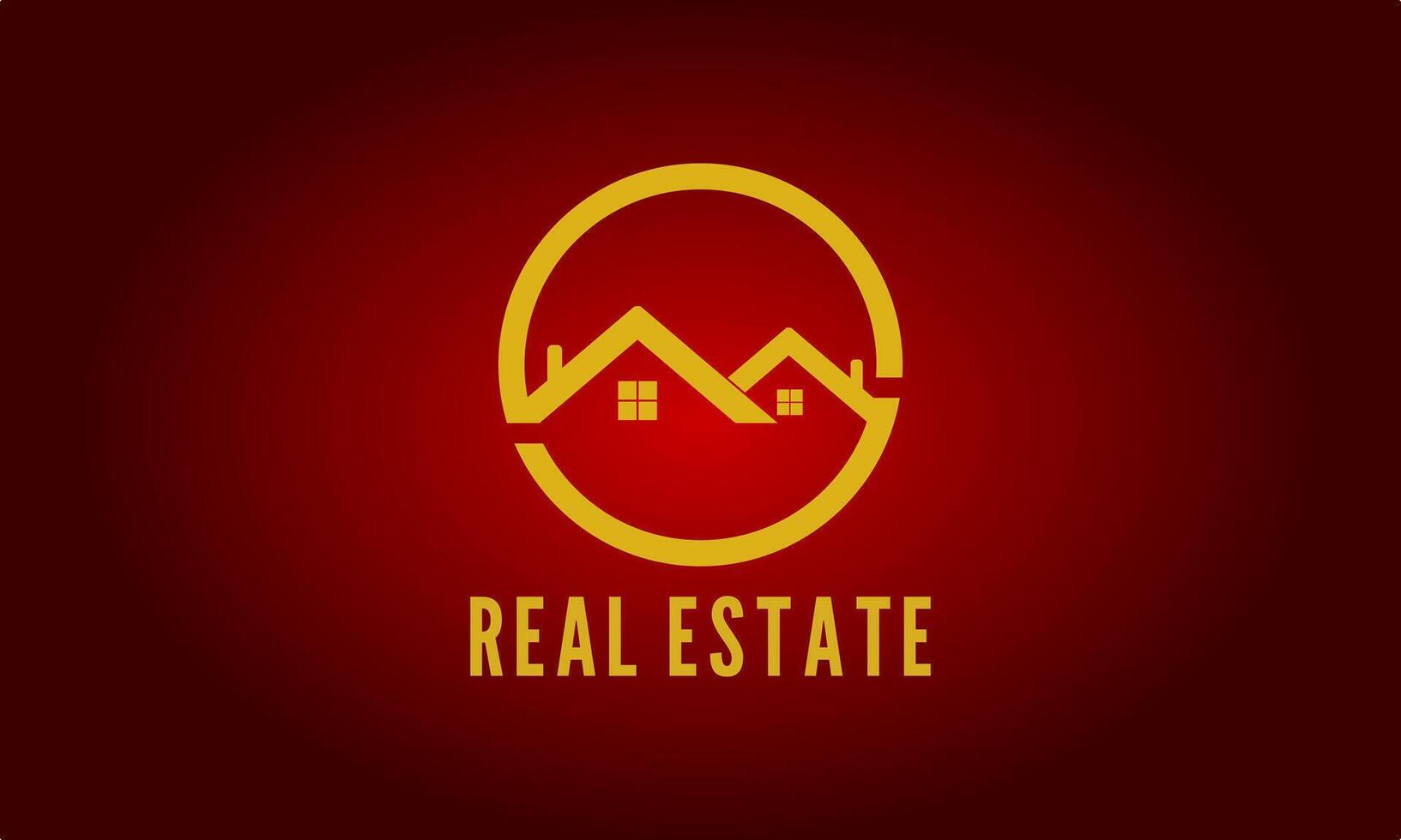 Luxury Villas Custom Design Logo vector
