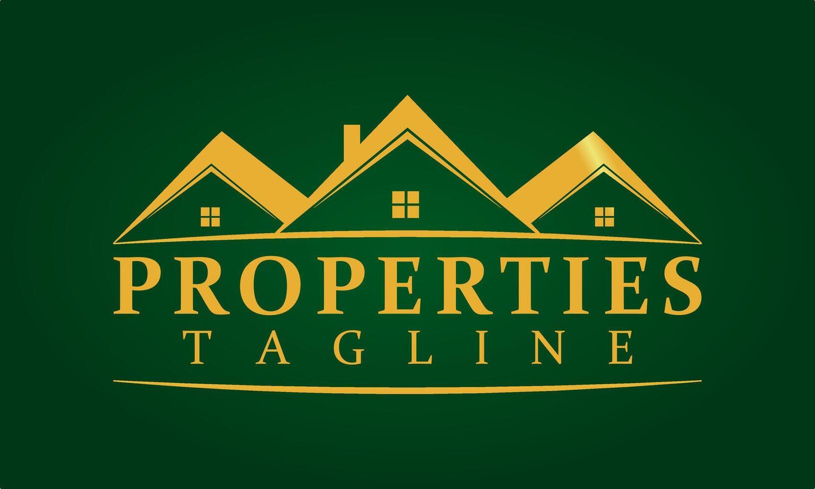 Luxury Villas Creative Design Logo vector