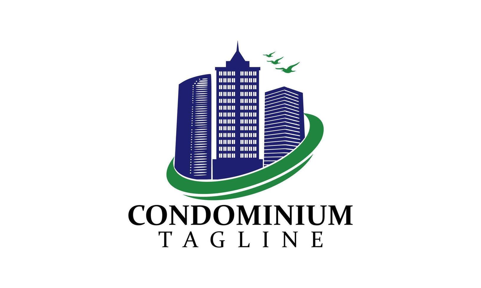 Real Estate Condominium Logo Design vector