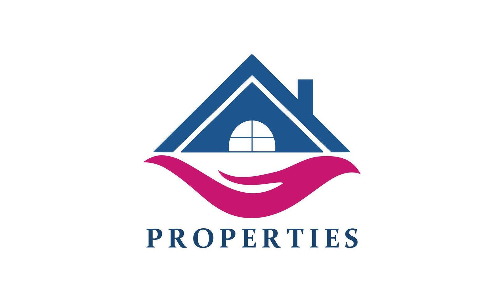 Luxury Cottages Logo Design Template vector