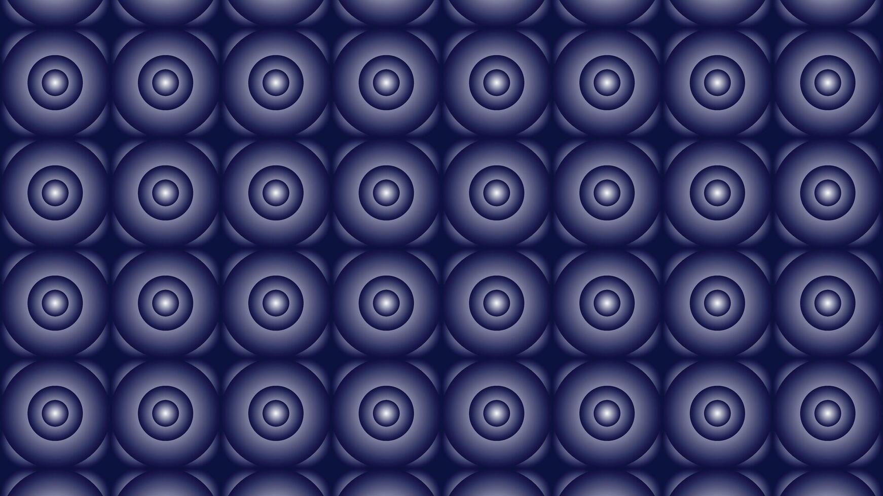 Abstract dark blue background with a pattern of geometric glow circles effect design and decoration. vector