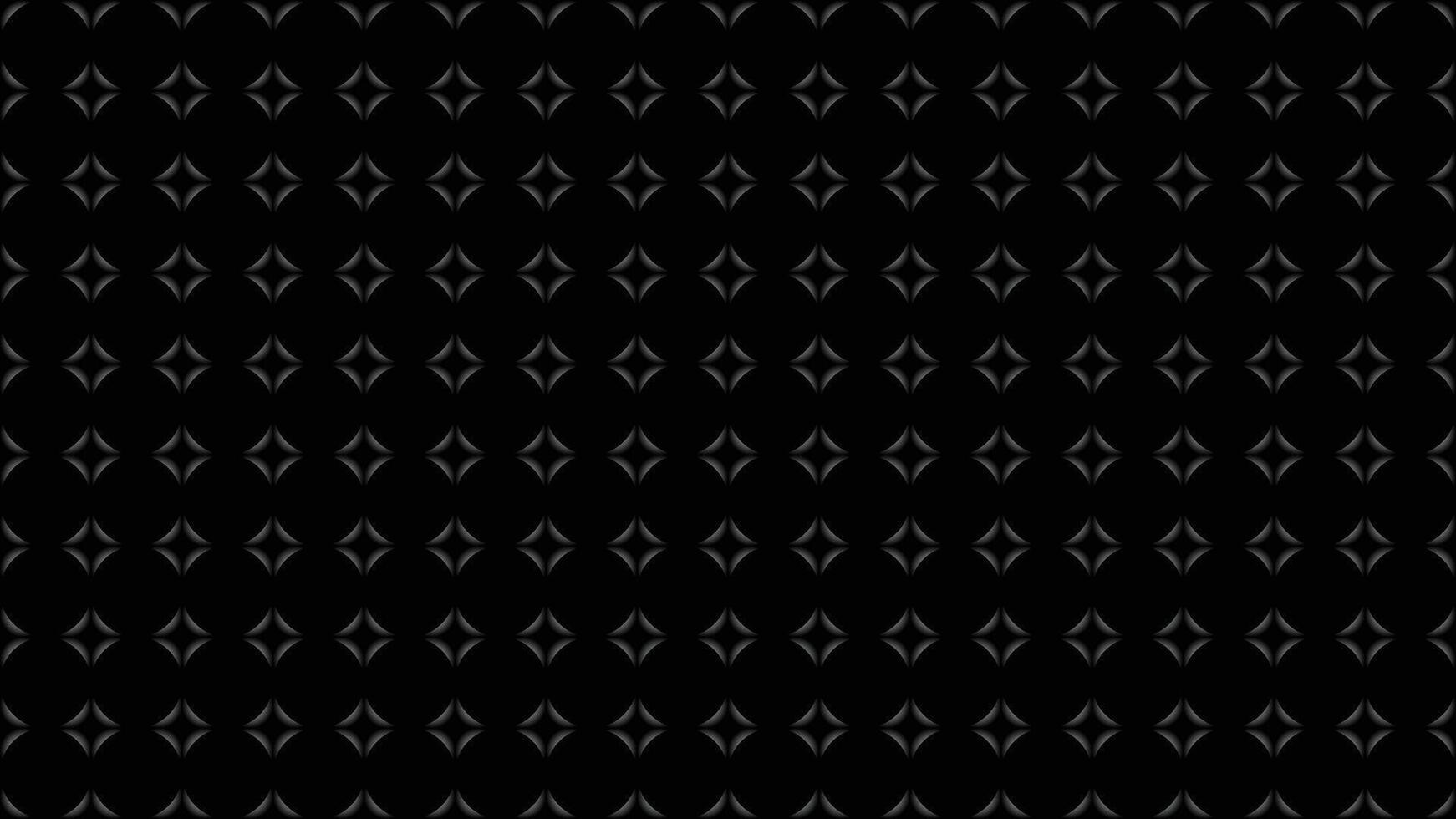 Black abstract background white effect cubes pattern illustration backdrop. vector