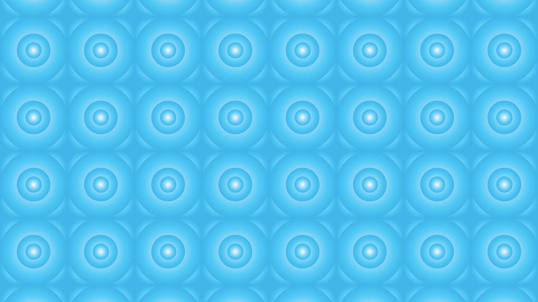 Abstract blue background with swirling glowing circles a decorative textile pattern illustration. vector