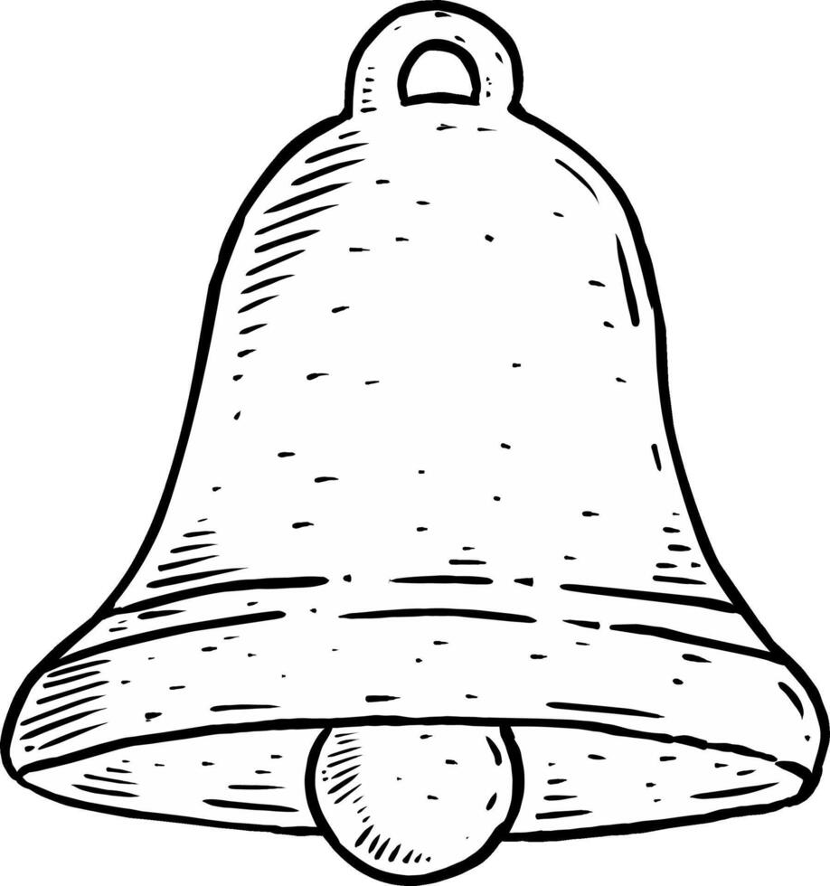 Sketch illustration of a bell vector