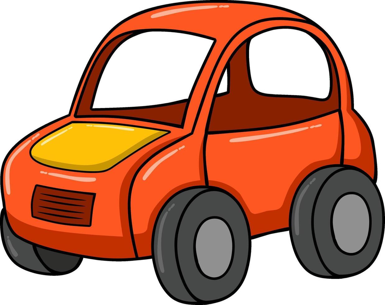 Illustration toy car isolated vector