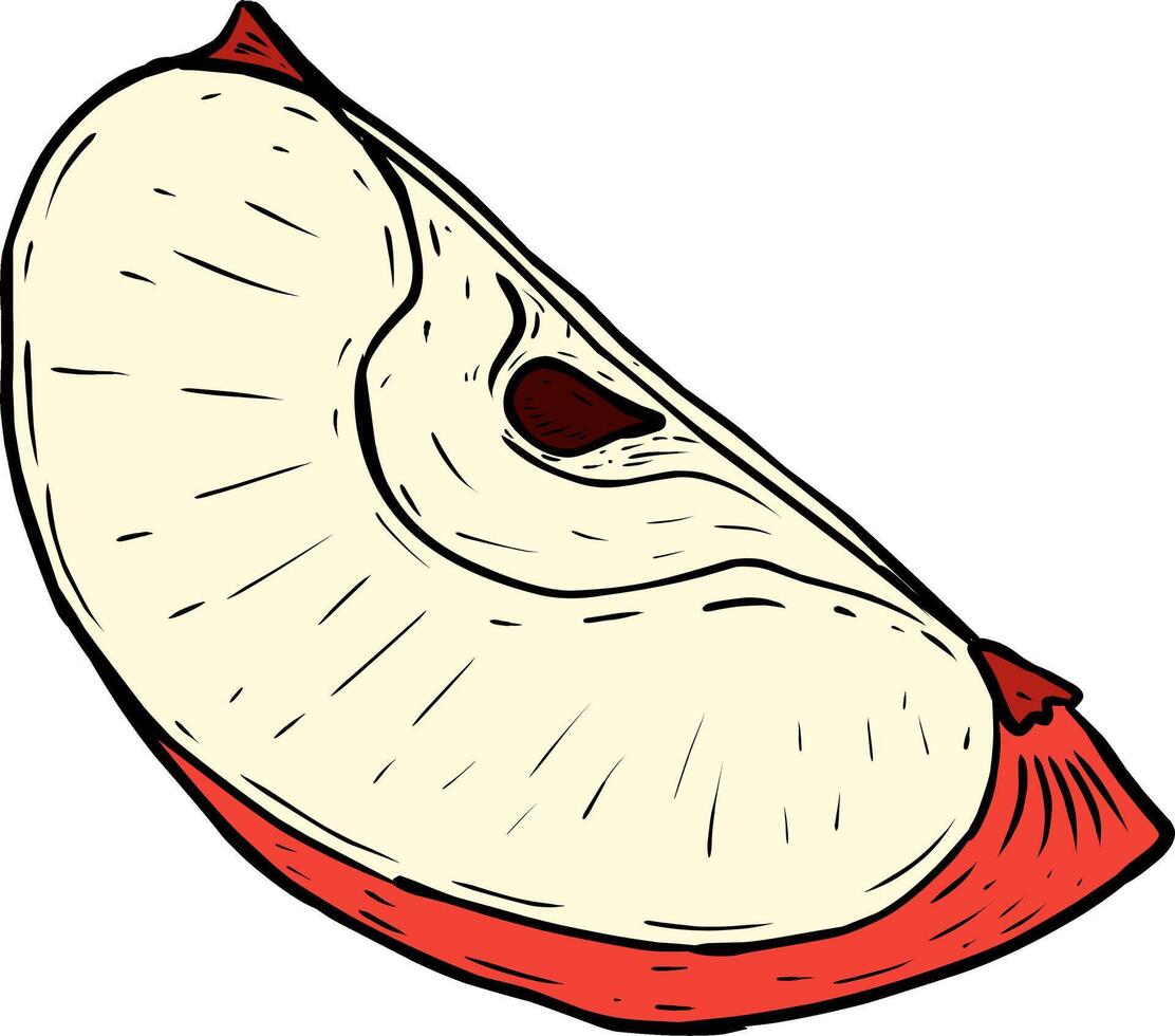 red apple illustration vector