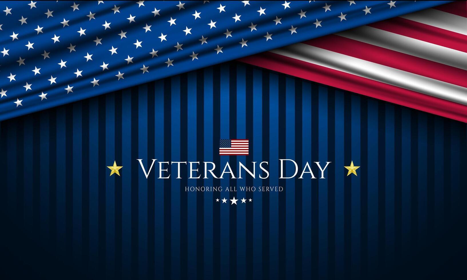 Veterans Day celebration graphic vector