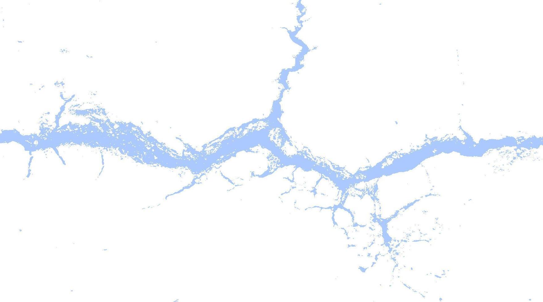 Crack in concrete surface with abstract grunge texture. High-contrast blue and white background illustration. vector