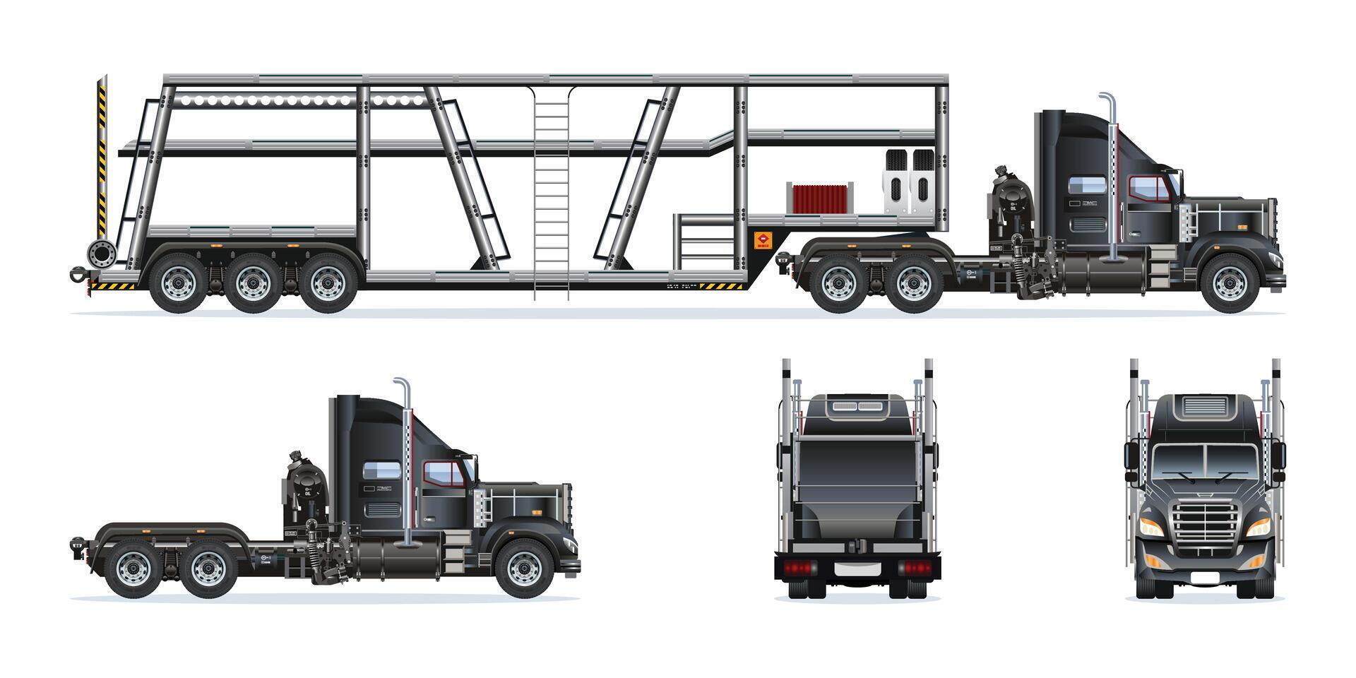 Vector illustration of a truck design