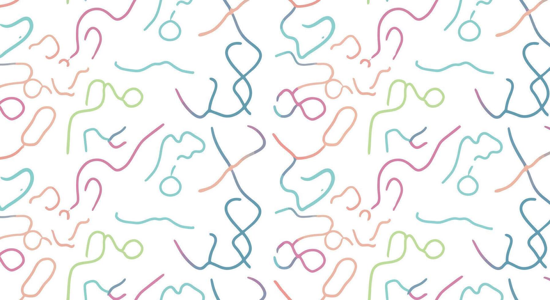 A colorful pattern with a bunch of lines vector