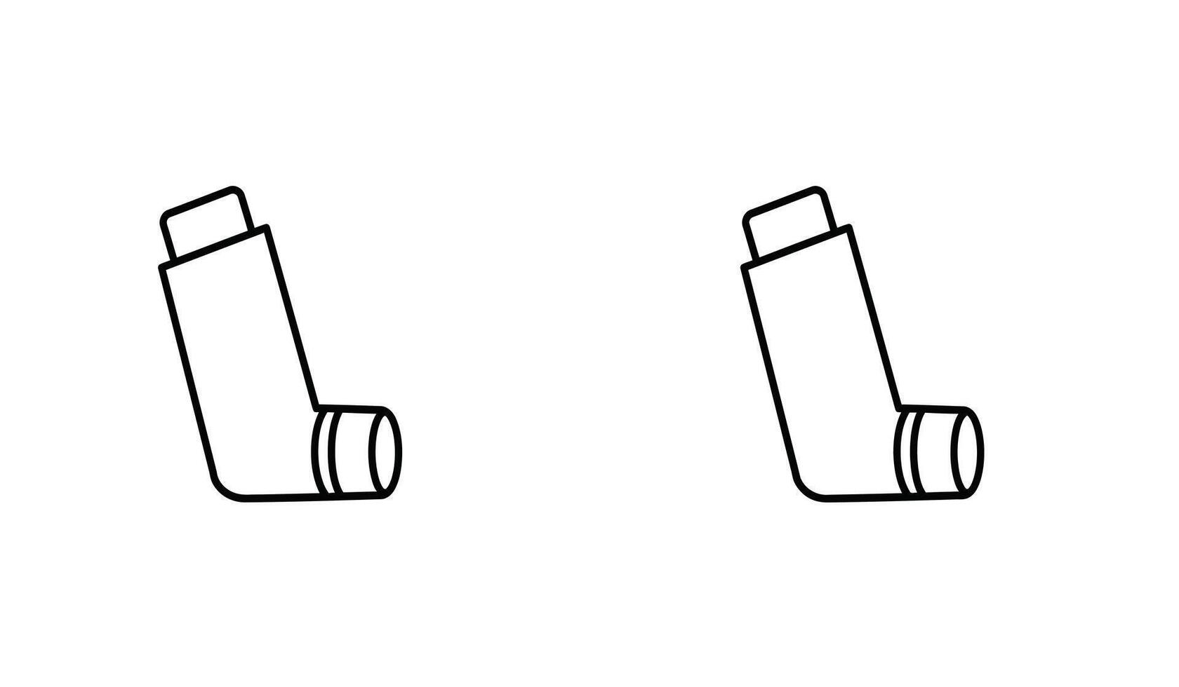Two black and white drawings of a pair of pipes vector