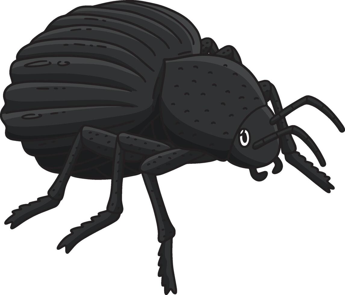 Insect Toktokkies Animal Cartoon Colored Clipart vector
