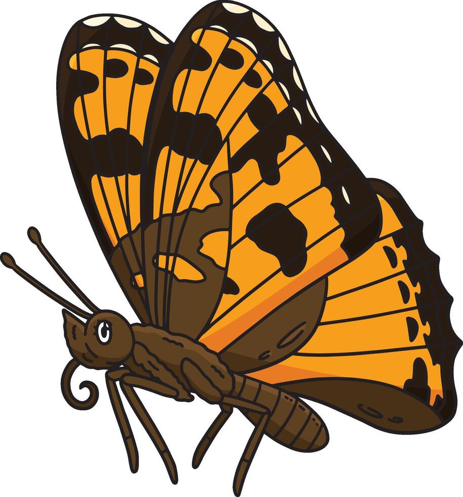 Insect Painted Lady Butterfly Animal Clipart vector