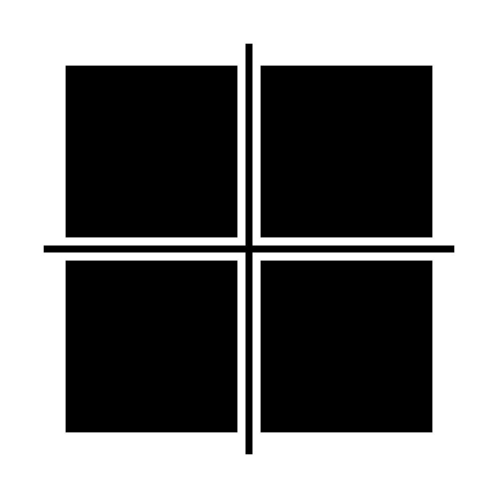 Target icon. Flat black symbol. Pictogram is isolated on a white background. Designed for web and software interfaces. vector