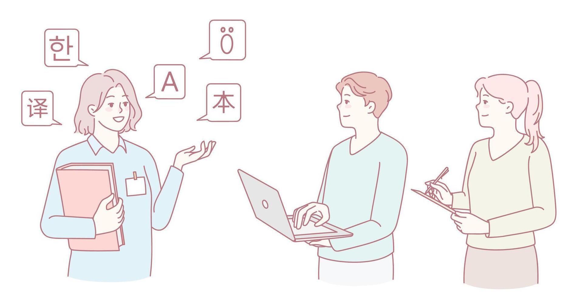 Language Learning and Effective Communication Strategies in the Modern Digital World vector
