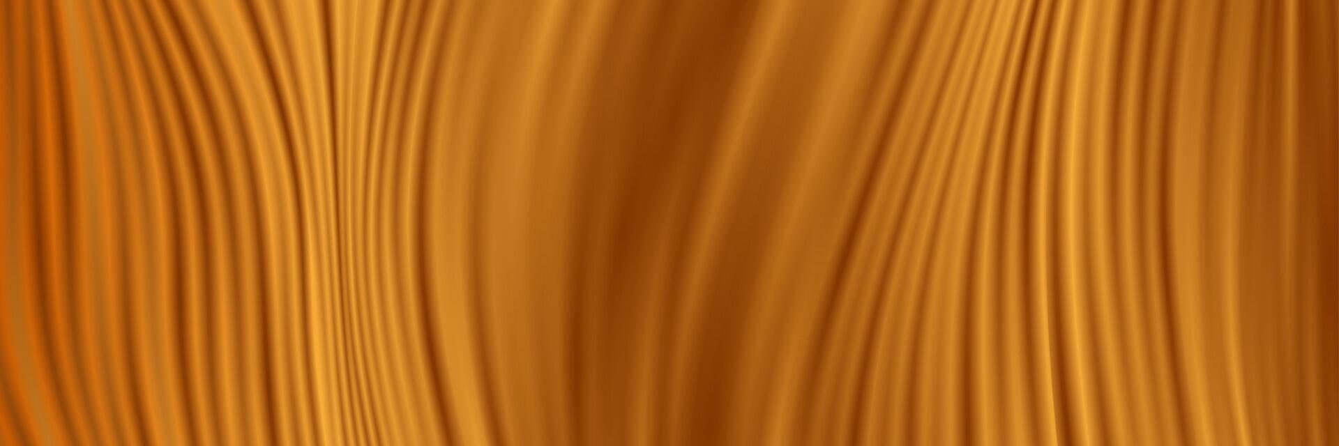 Luxury golden smooth wavy curved lines shiny abstract background vector