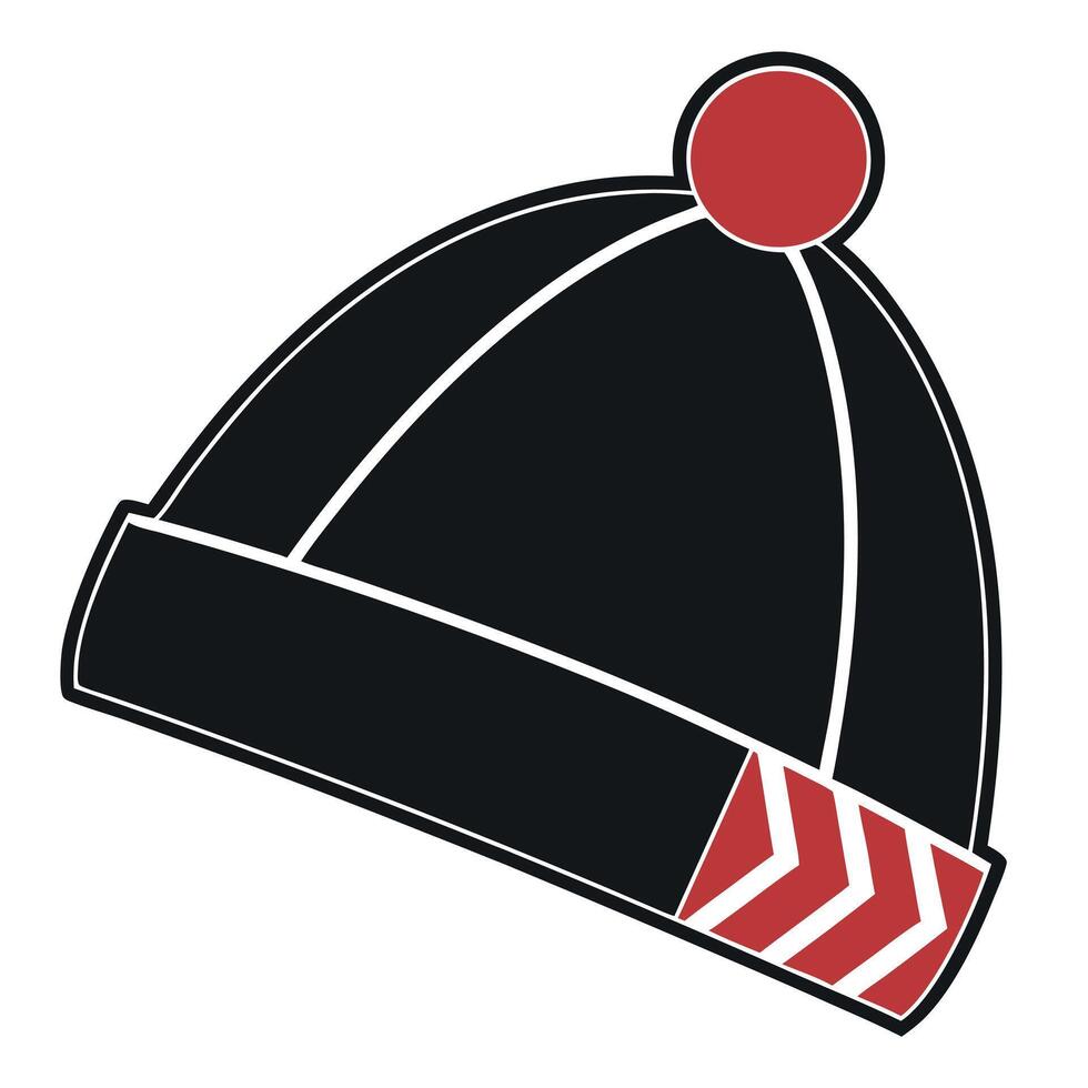 Warm Christmas Cap Illustration vector