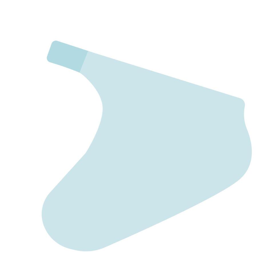 Foot Sheet mask or moisturizing sock. Hand care, hydration, and treatment routines vector