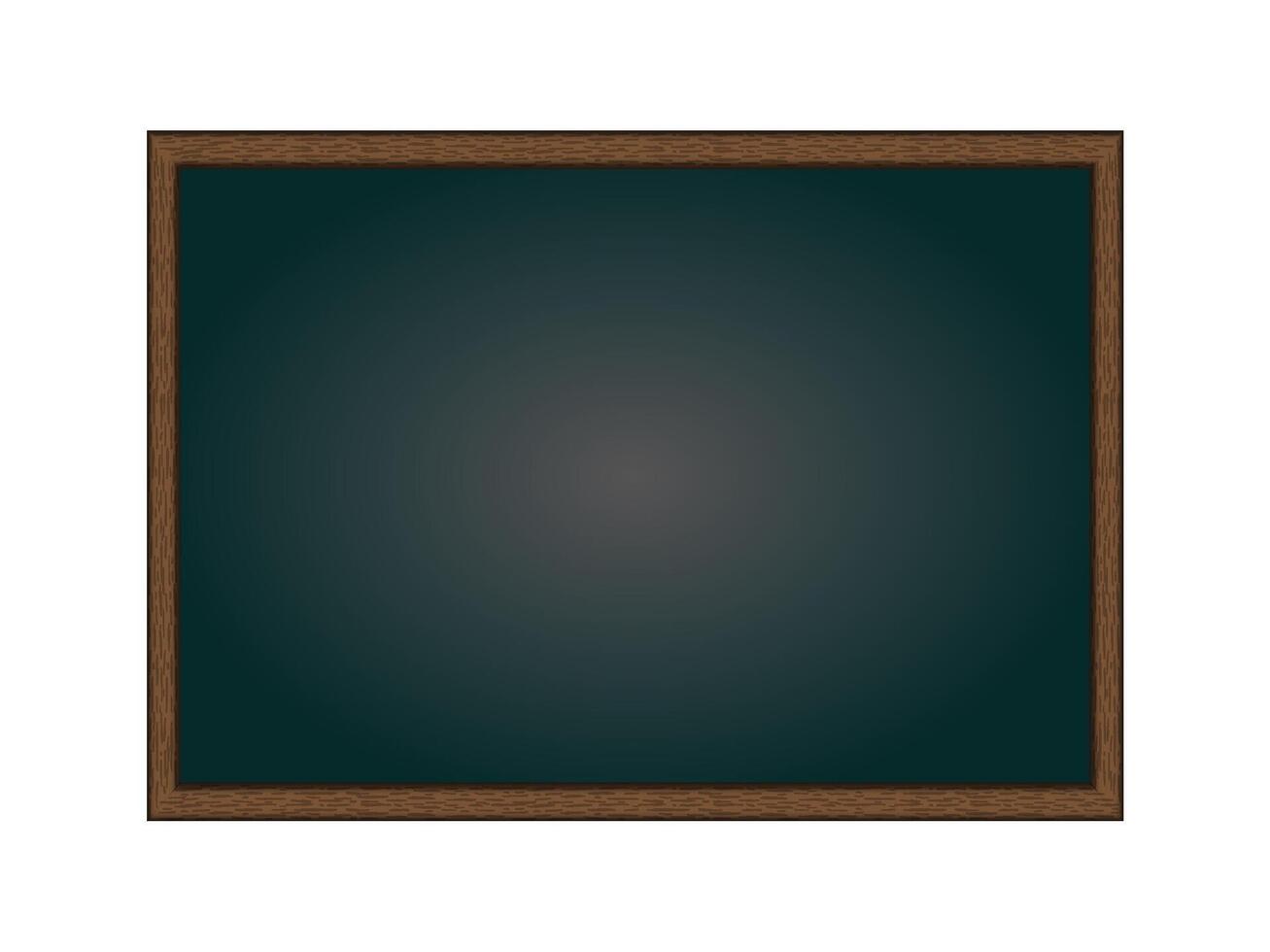 Vintage style chalkboard with wooden frame isolated on transparent background perfect for menus, signs, school themes, rustic decor or promotional designs vector