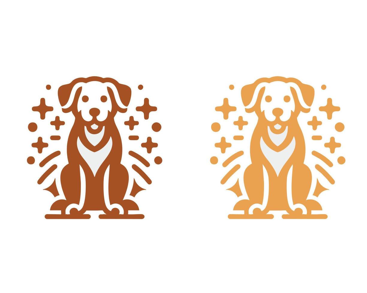 Dog icon set dog animal illustration vector