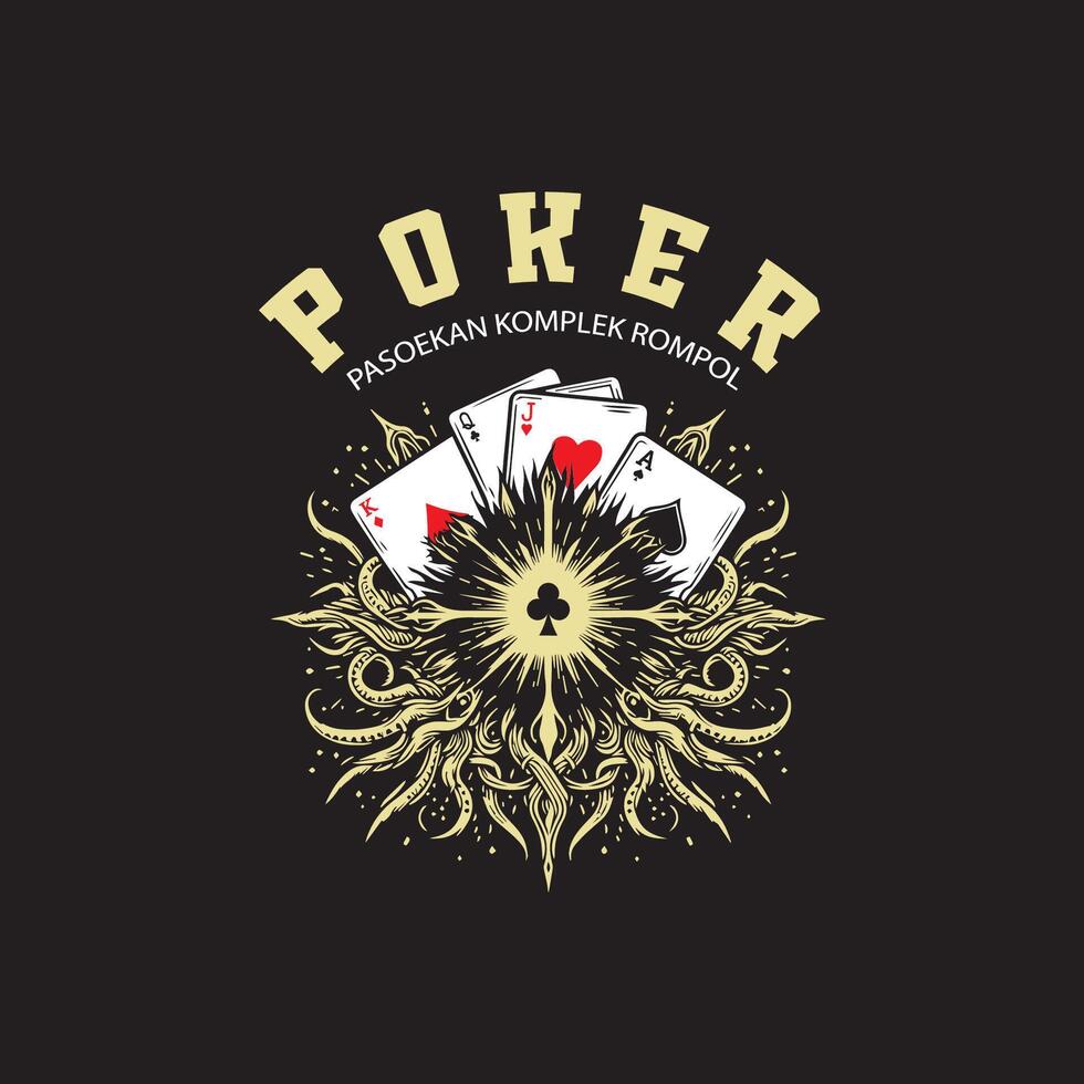 card cassino poker vector