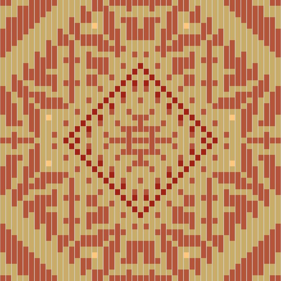 Endless Geometric Pattern Designfolk Embroidery, Aztec Geometric Ornament Print. Design for Carpet, Wallpaper, Clothing, Wrapping, Fabric vector