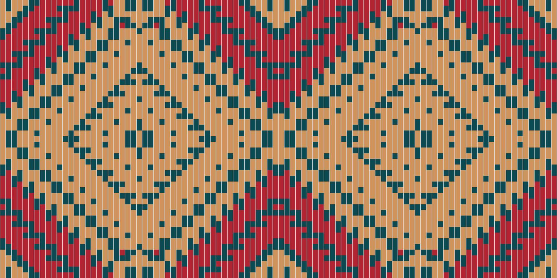 Retro Islamic Geometric Pattern Designfolk Embroidery, Aztec Geometric Ornament Print. Design for Carpet, Wallpaper, Clothing, Wrapping, Fabric vector