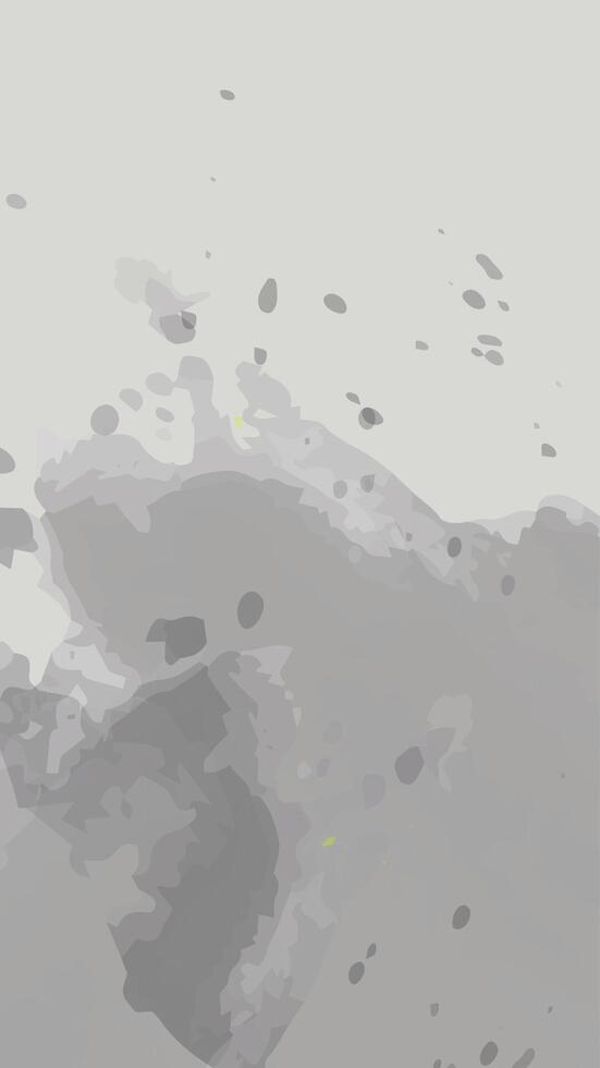 Abstract watercolor background featuring soft grey splash tones. Subtle brush textures with neutral shades ideal for minimalist, modern, or elegant designs. vector