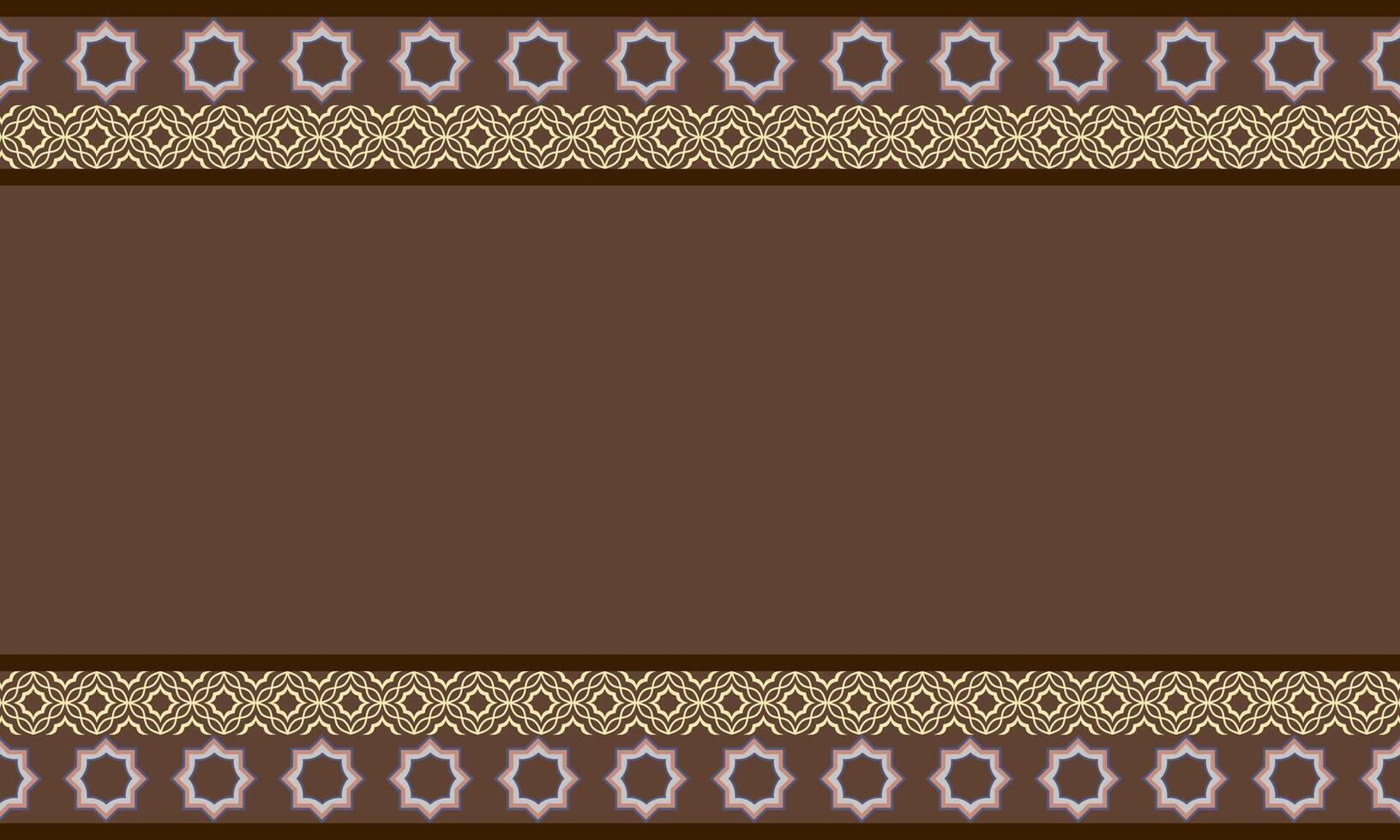Vintage ethnic pattern with copy space background. old culture frame. vector