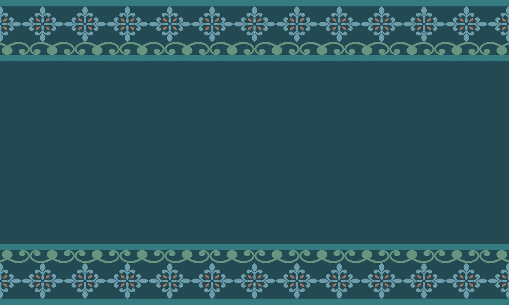 Vintage ethnic pattern with copy space background. artistic nature ornament. vector