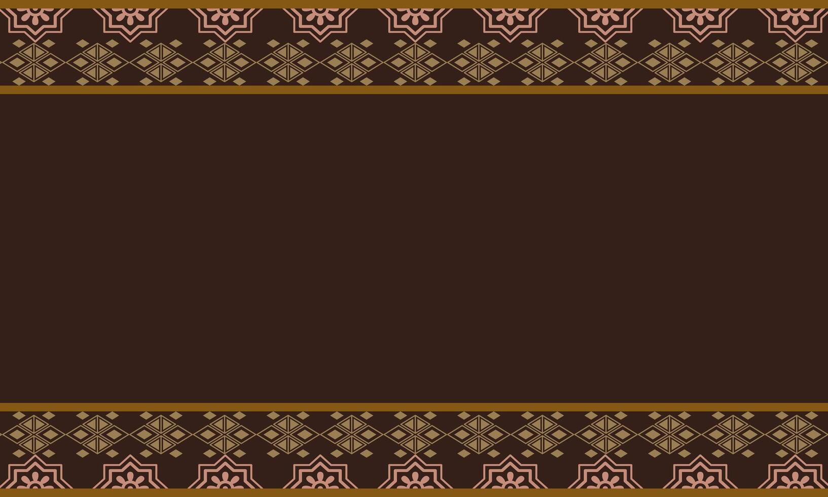 Vintage ethnic pattern with copy space background. indian retro pattern. vector