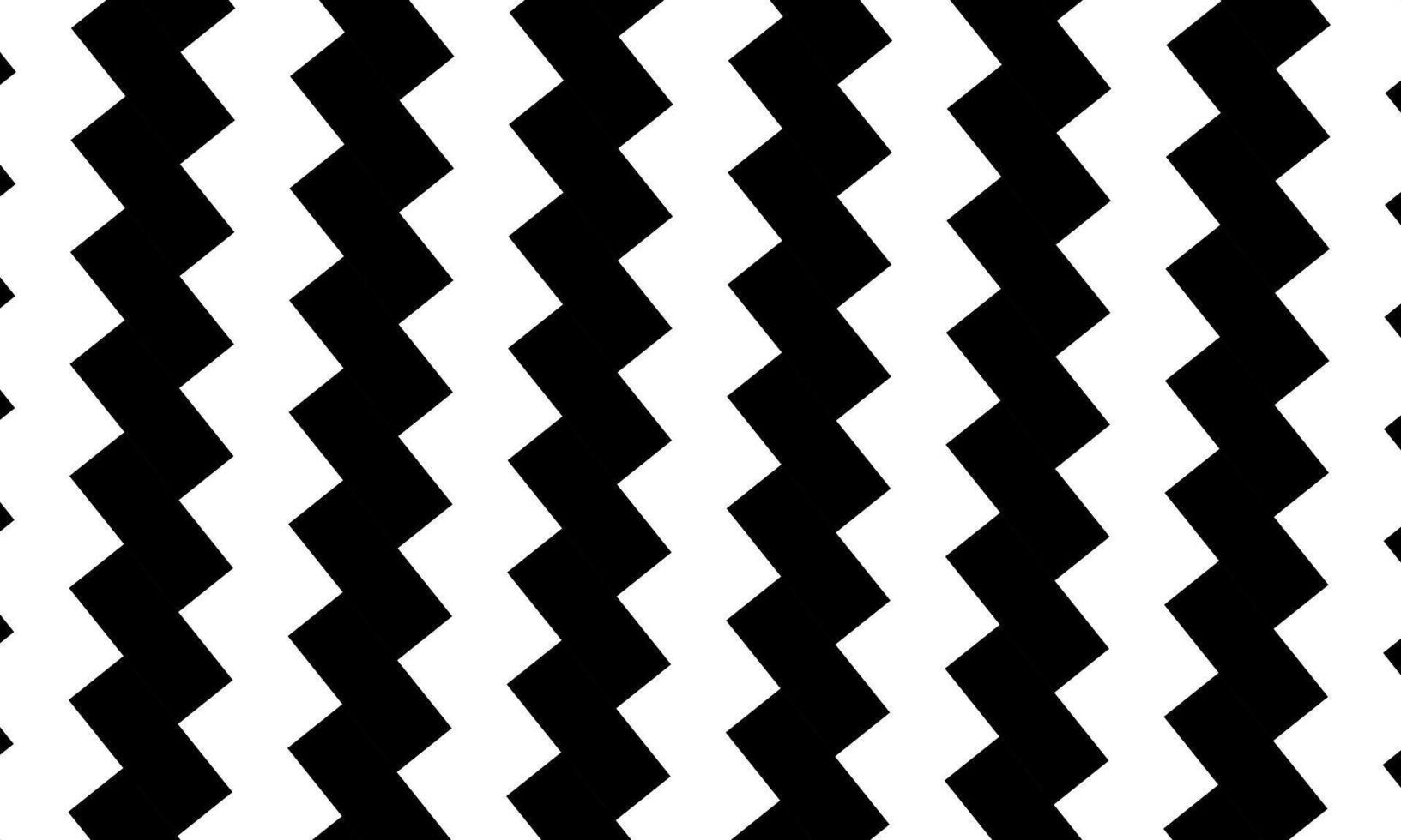 Abstract rectangle black and white zigzag geometric pattern. vertical pattern. monochrome decoration. vector