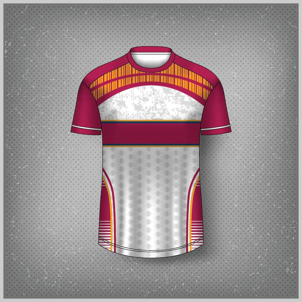 Stylish T-shirt Sports Mockup vector