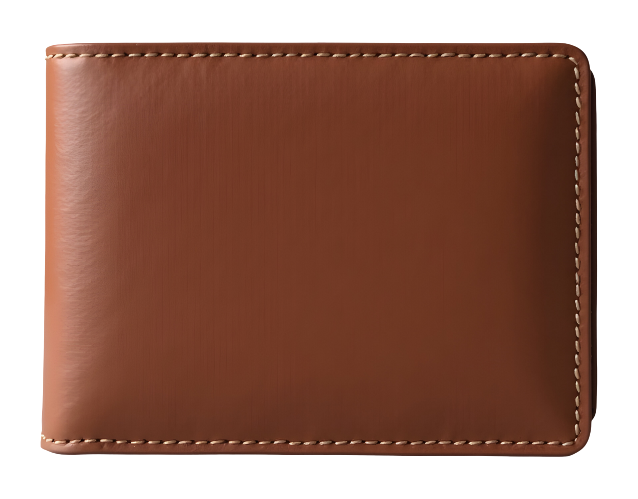 Brown leather wallet, bifold accessory for masculine finance and money needs png