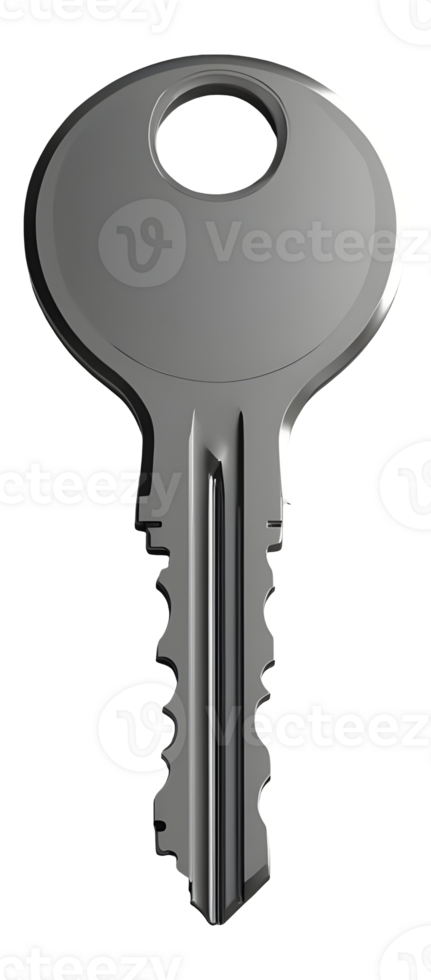 Shiny metallic key, representing security and access, offers new possibilities png