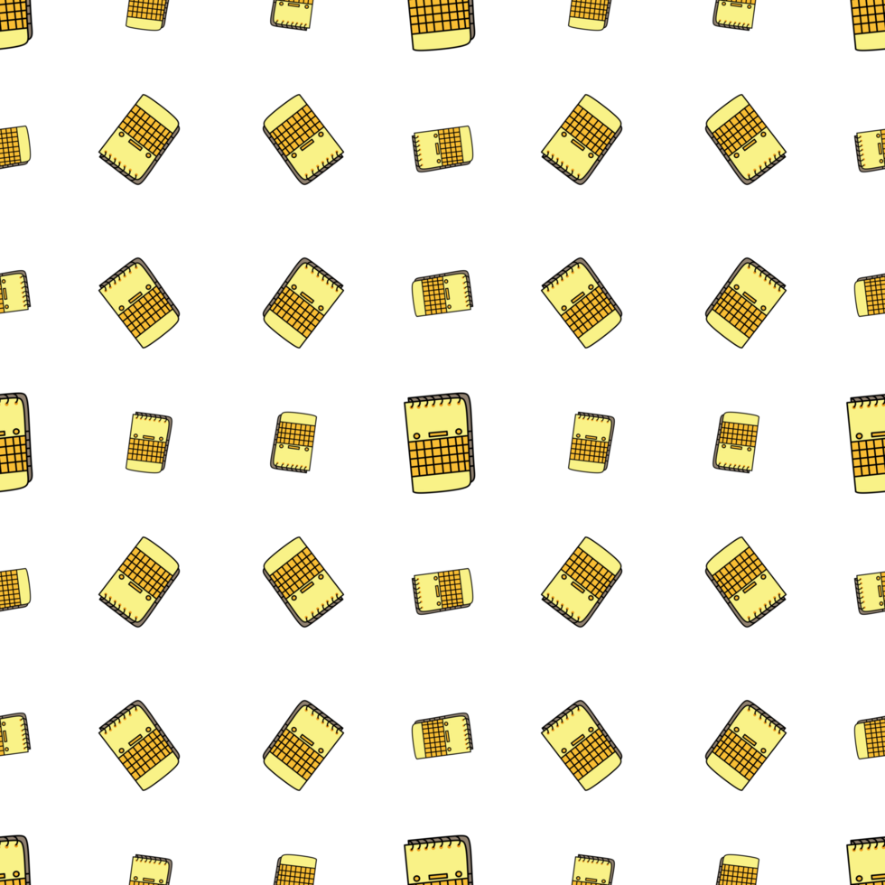 seamless pattern with sticky notes png
