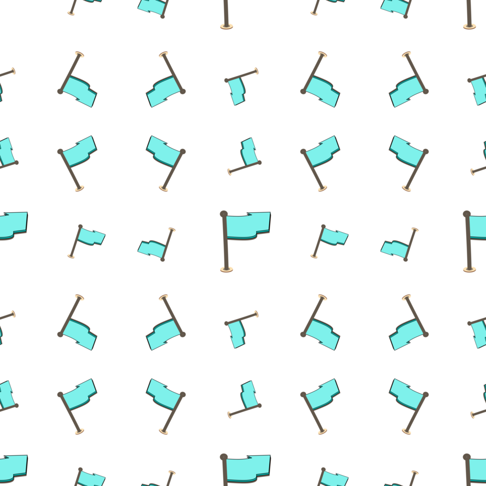 seamless pattern with blue flag png