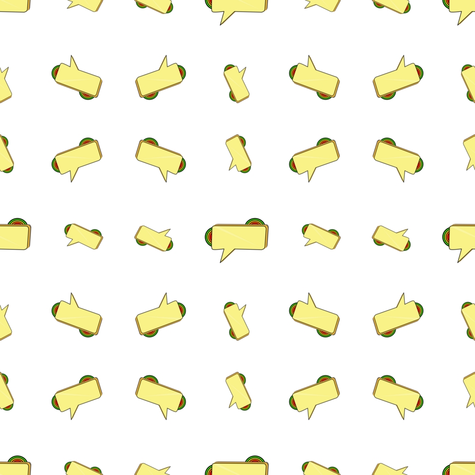 Chat bubble pattern png