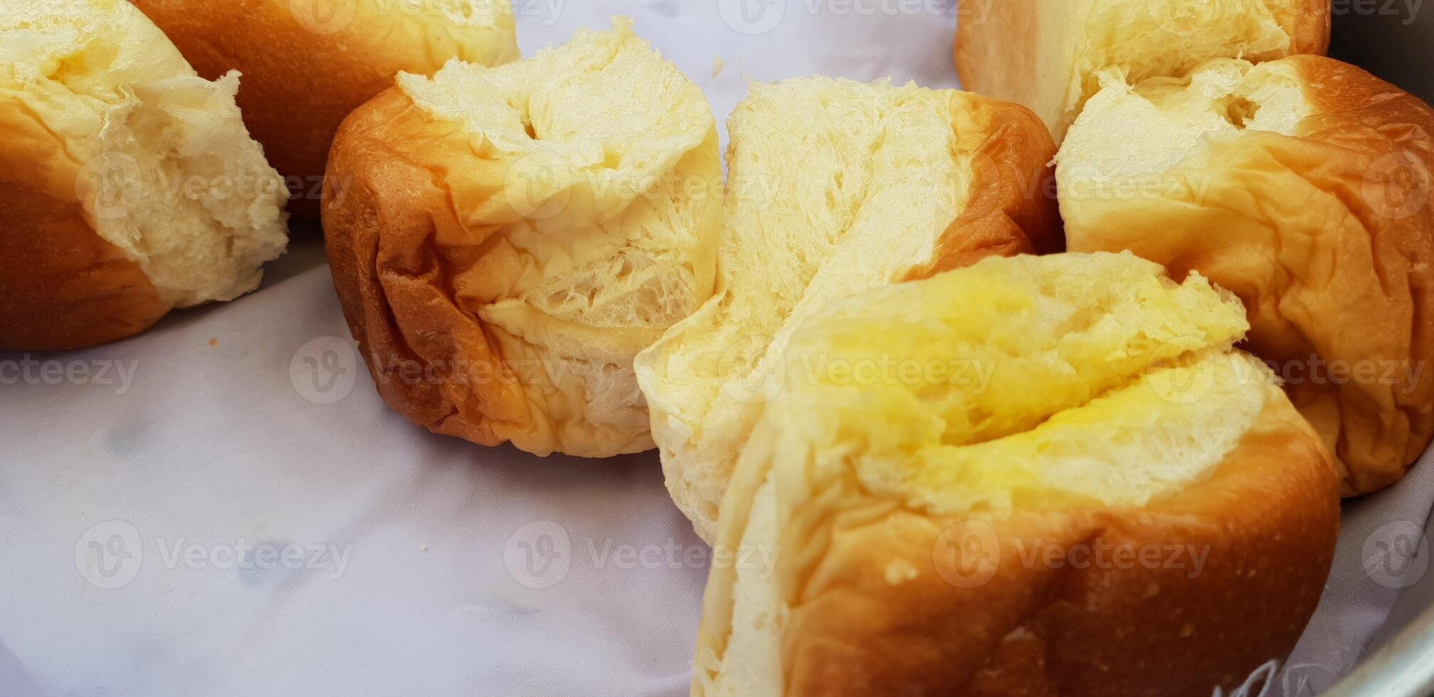 A bunch of bread rolls photo